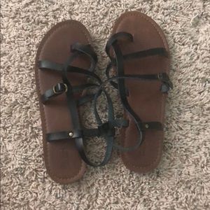 Simple Black Sandals